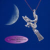 Sky Clad Flyer Pendant - Sterling Silver